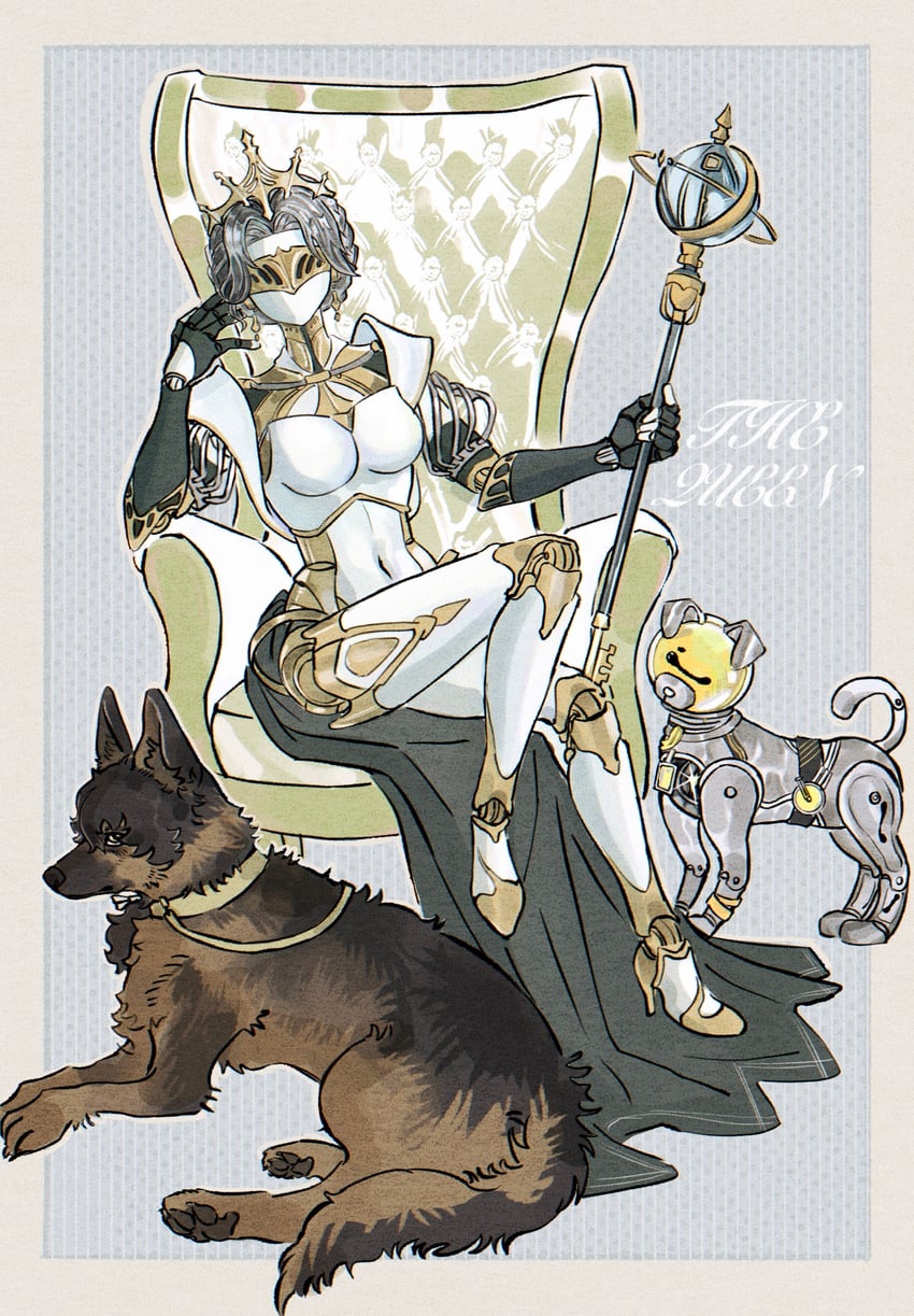 lucy, enigma, and ulrich (reverse:1999) drawn by shui4_shui4