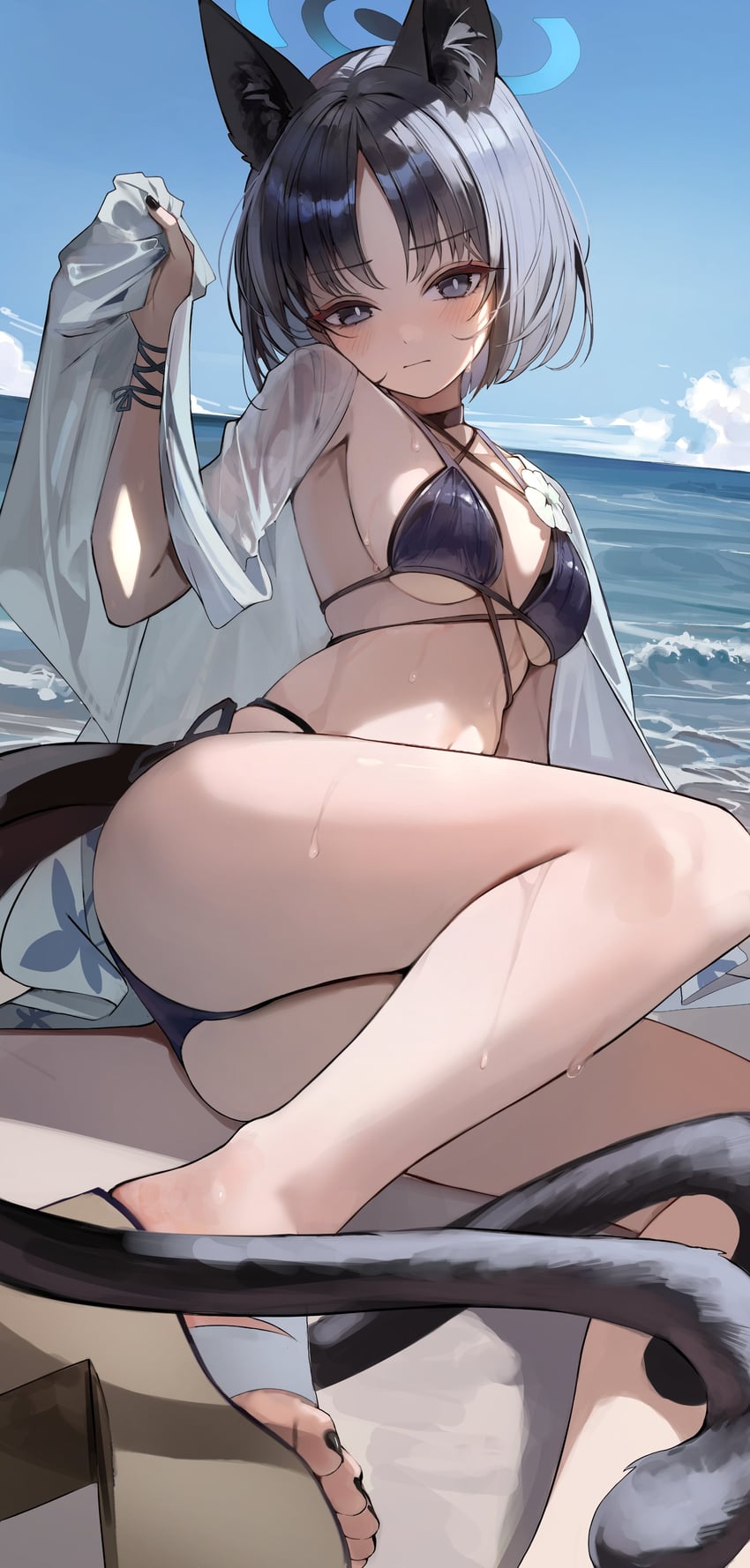 kikyou (blue archive) drawn by animal_ears_(norankkori)