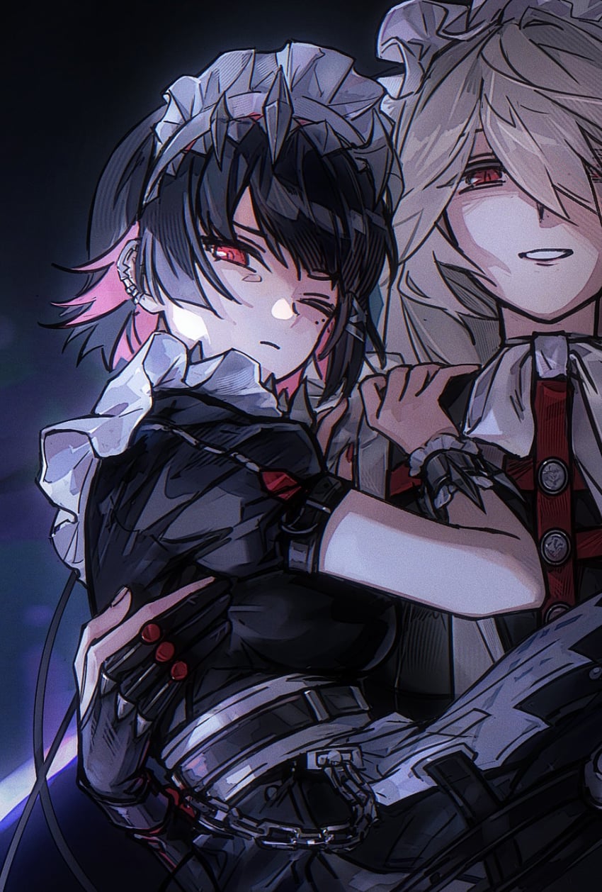 ellen joe and alexandrina sebastiane (zenless zone zero) drawn by sonnambulo777