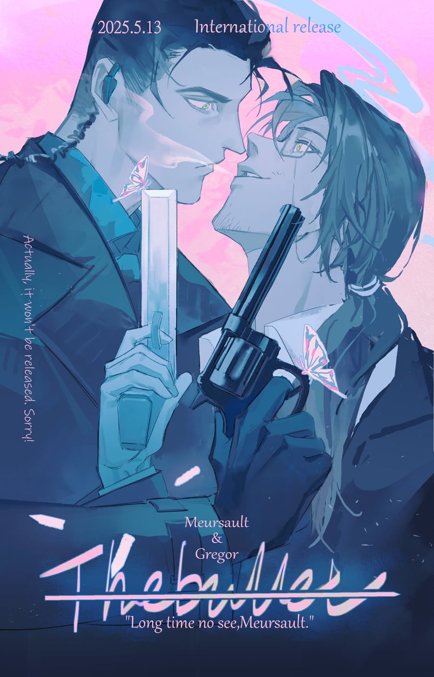 meursault and gregor (project moon and 1 more) drawn by jing84672940