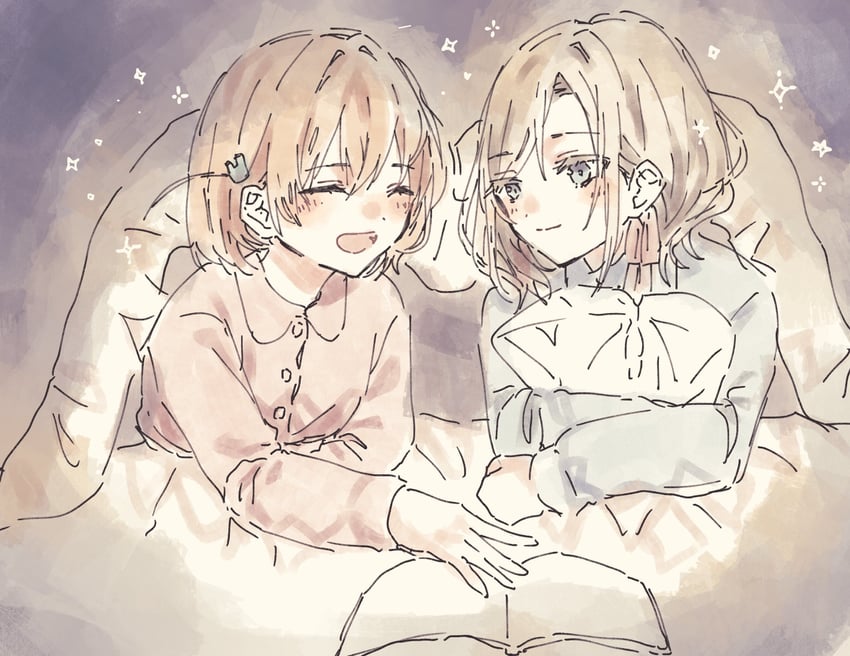 hinoshita kaho and ceras yanagida lilienfeld (love live! and 1 more) drawn by posushi