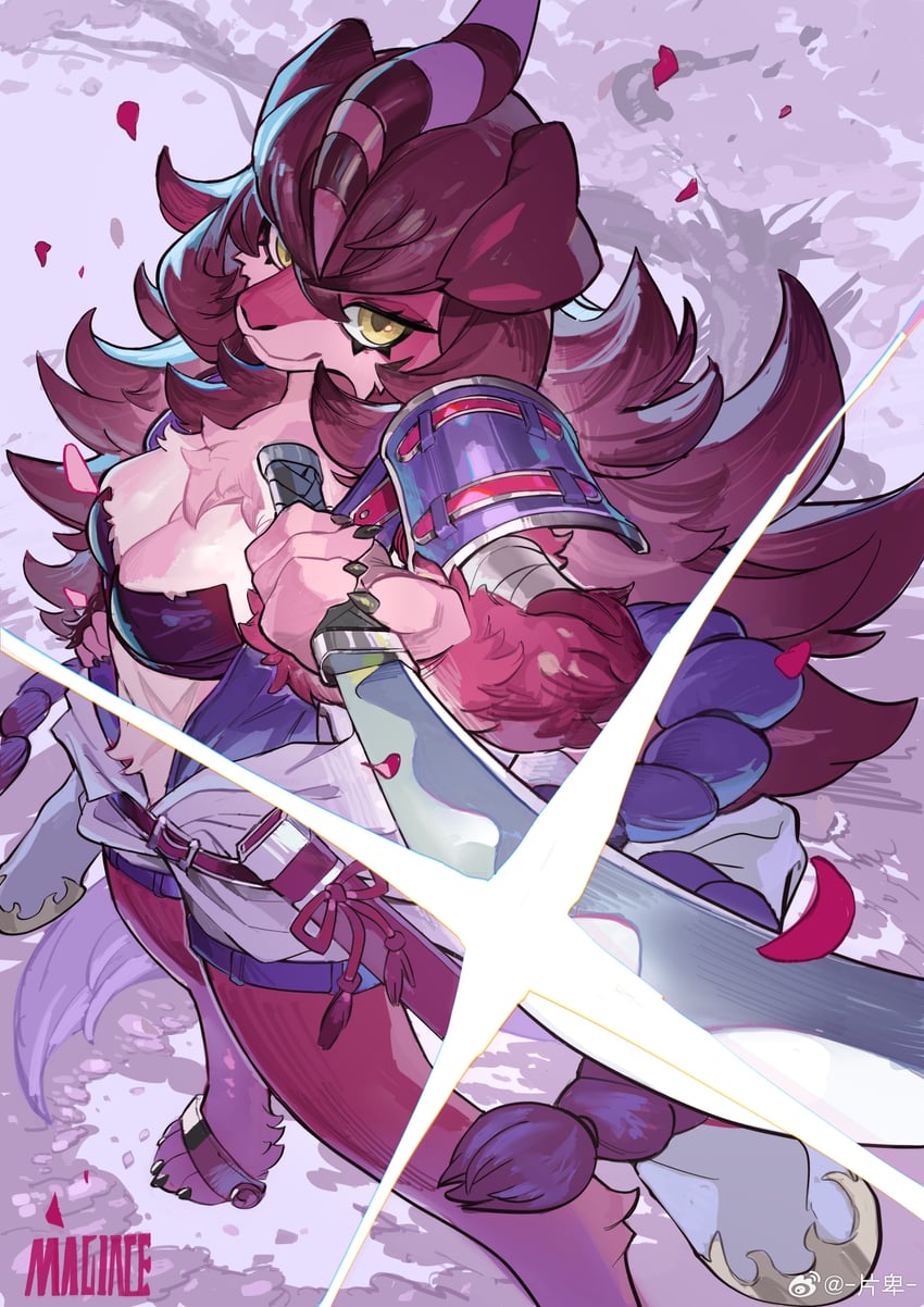 donner dagger fur hire (yu-gi-oh!) drawn by magiace