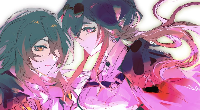 trailblazer, stelle, and kafka (honkai and 1 more) drawn by zhengweilianren