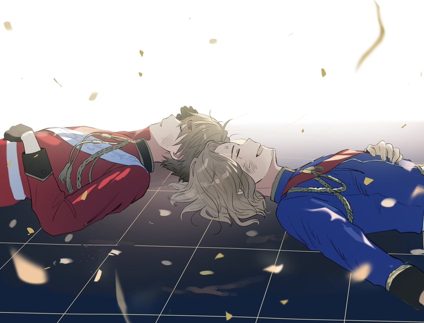 united kingdom and france (axis powers hetalia) drawn by yukinununu