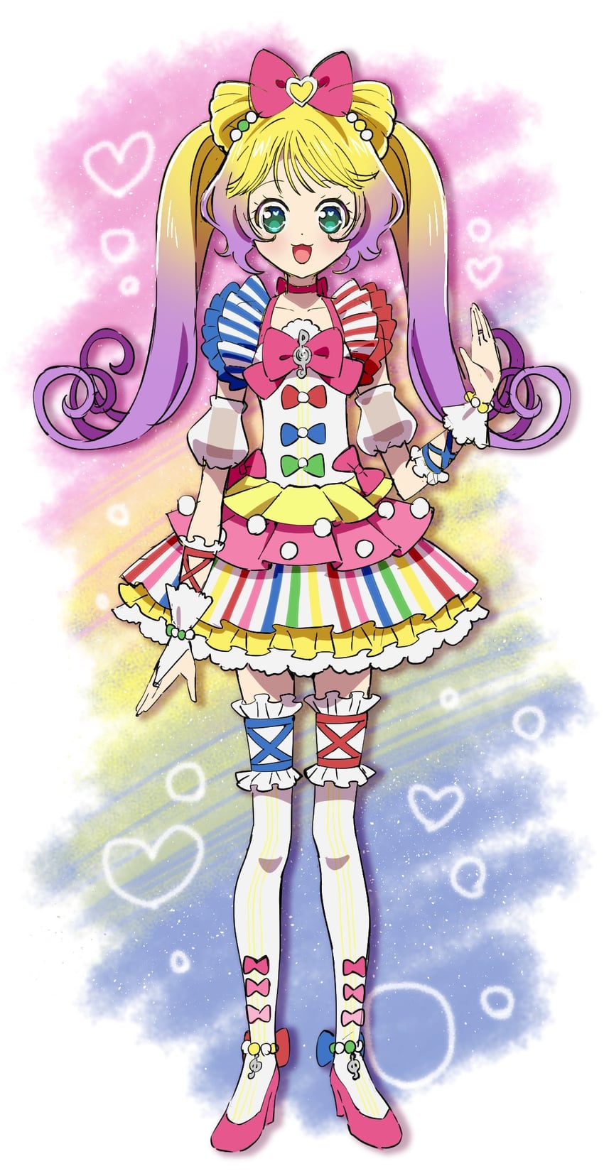 manaka laala and minami mirei (pretty series and 1 more) drawn by edamame_(buruburu)