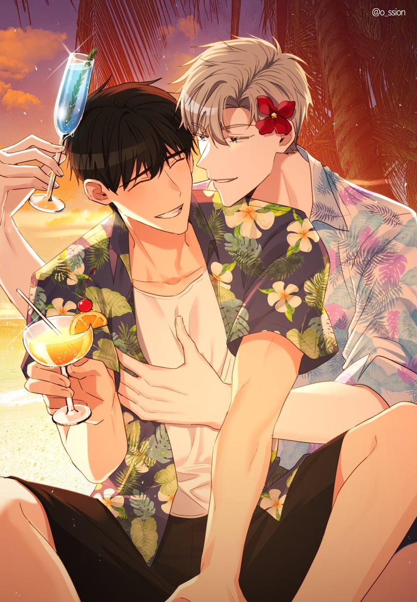 jeong taeui and ilay riegrow (passion) drawn by o_ssion