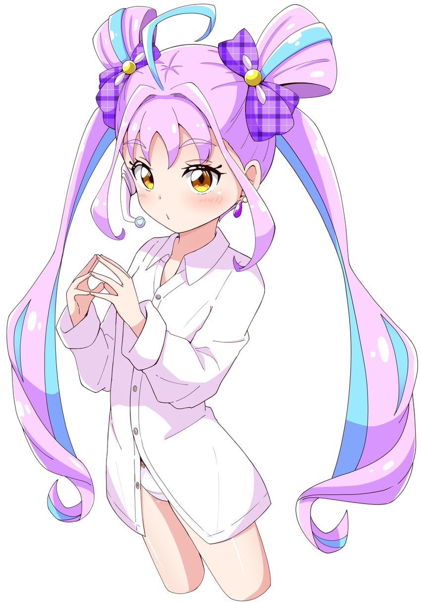 shigure kokoro and cure kyunkyun (precure and 1 more) drawn by aikawa_ryou
