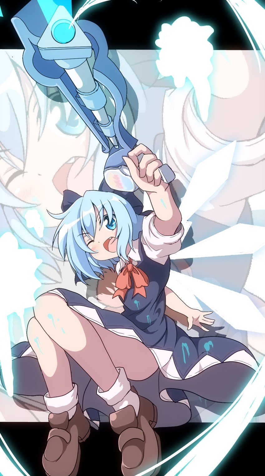 cirno (touhou and 2 more) drawn by do_(4-rt)