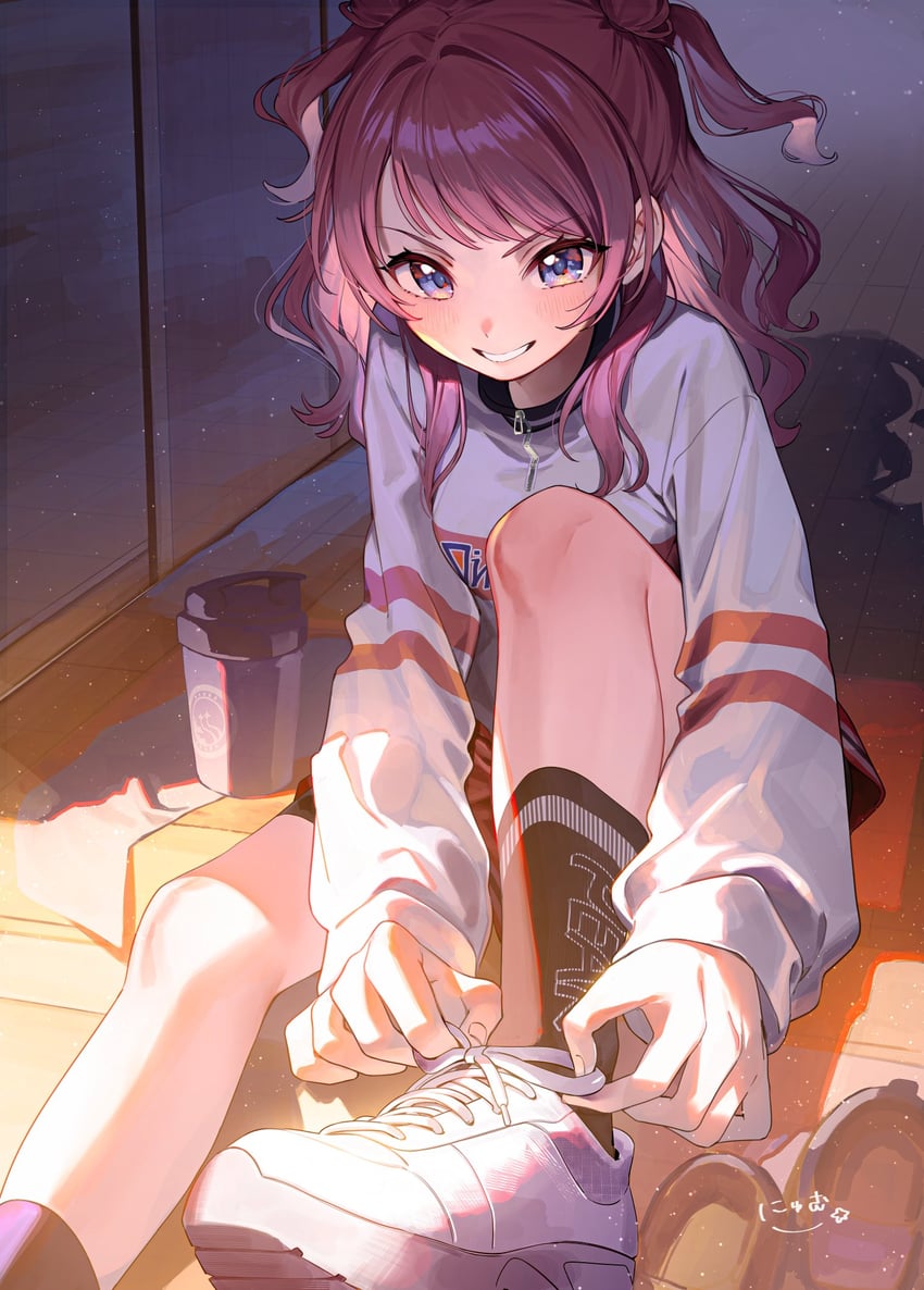 hanami saki (idolmaster and 1 more) drawn by nyum