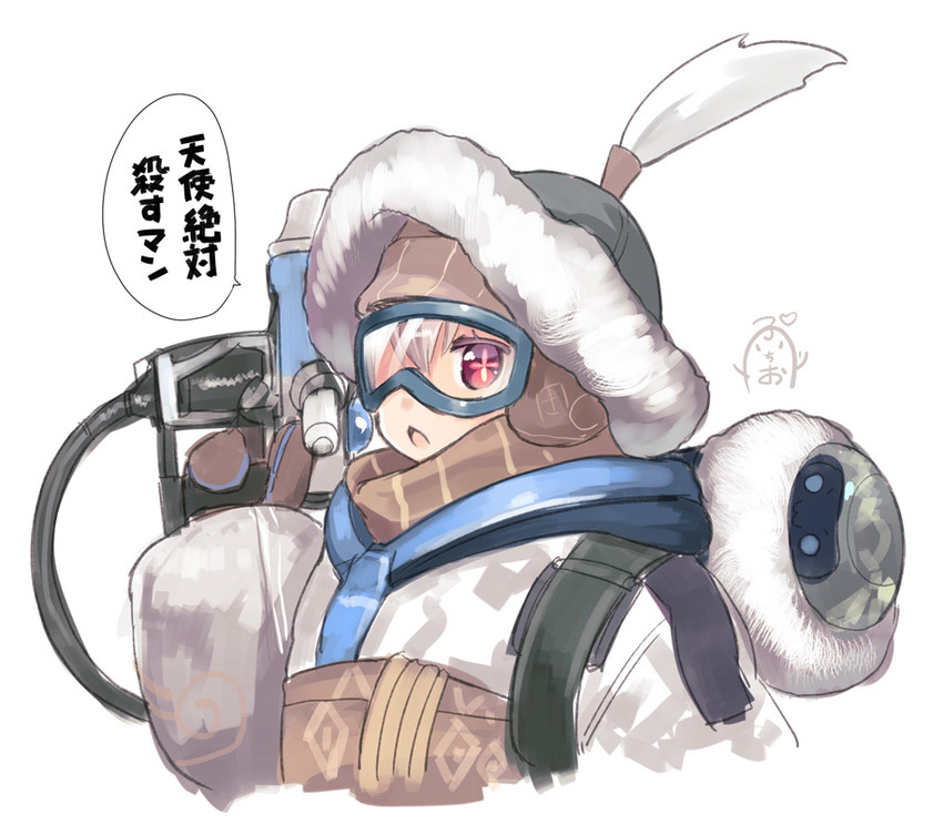 mei and kaburi chiko (original and 2 more) drawn by capriccio