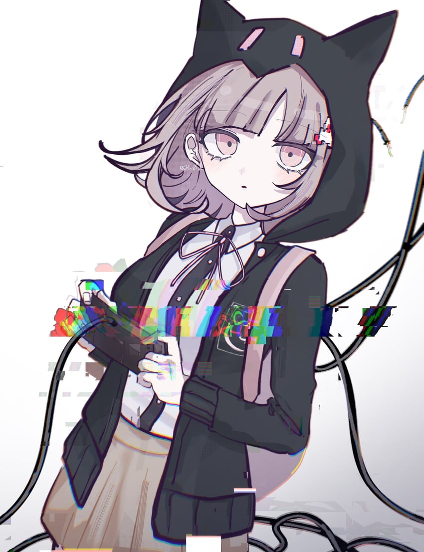 nanami chiaki (danganronpa and 1 more) drawn by ama_some_(kr0ri)