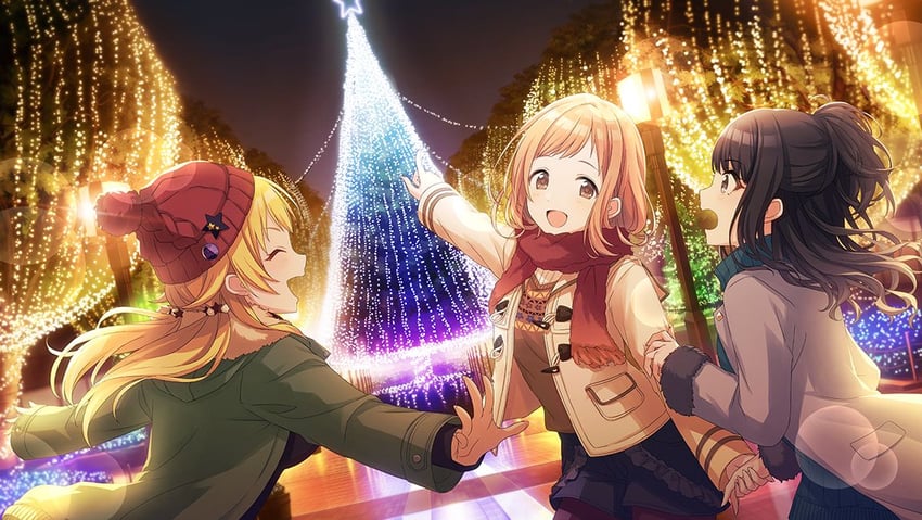 hachimiya meguru, sakuragi mano, and kazano hiori (idolmaster and 1 more)
