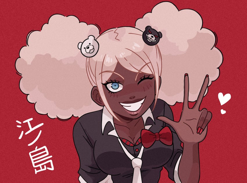 second generation enoshima (danganronpa and 1 more) drawn by kiana_mai