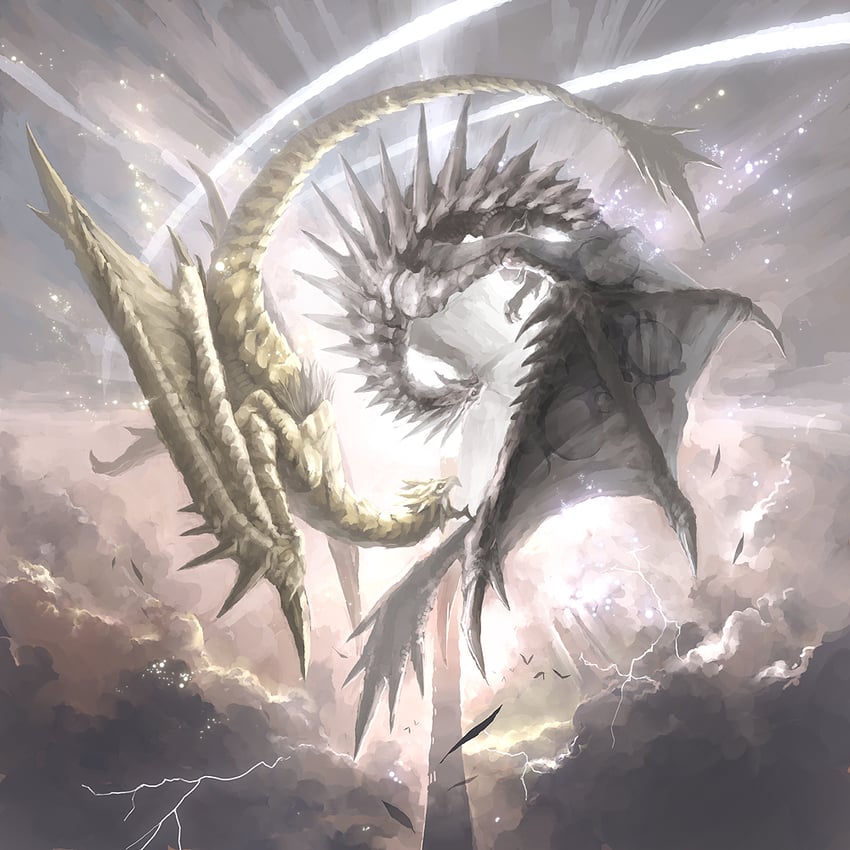 rathalos, rathian, silver rathalos, and gold rathian (monster hunter) drawn by yuu_(ytkn)