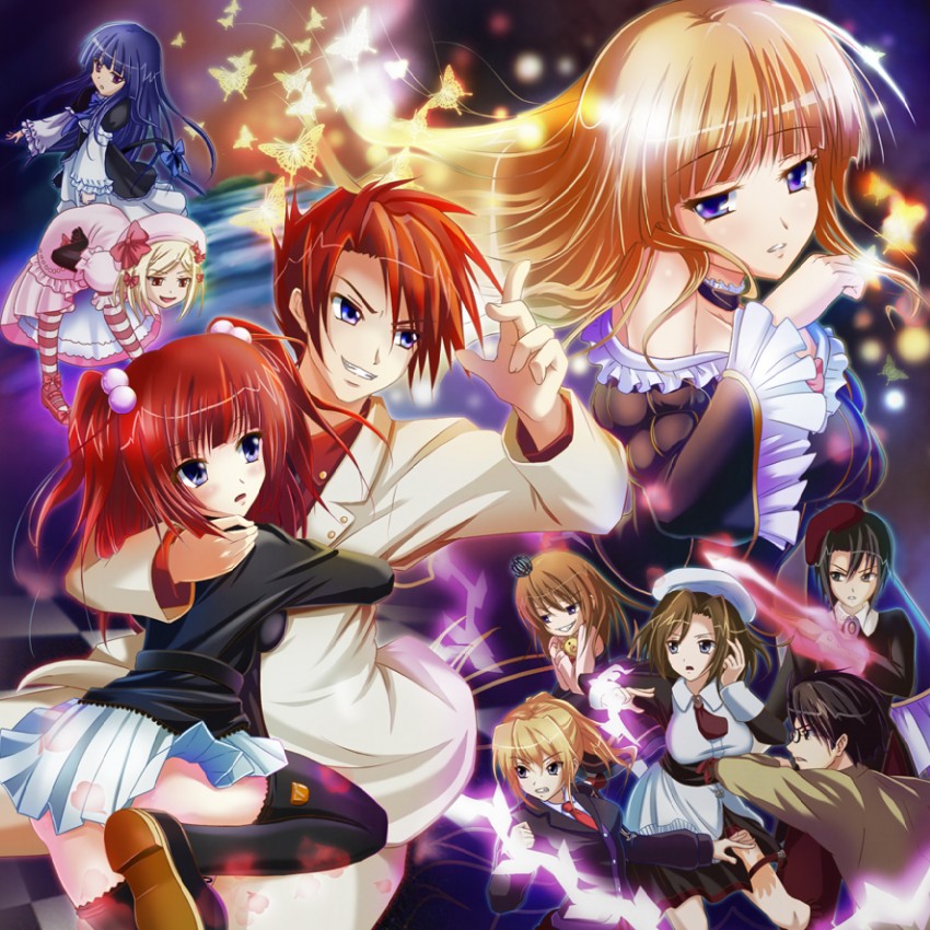 beatrice, ushiromiya battler, ushiromiya ange, frederica bernkastel, ushiromiya maria, and 5 more (umineko no naku koro ni) drawn by nisson