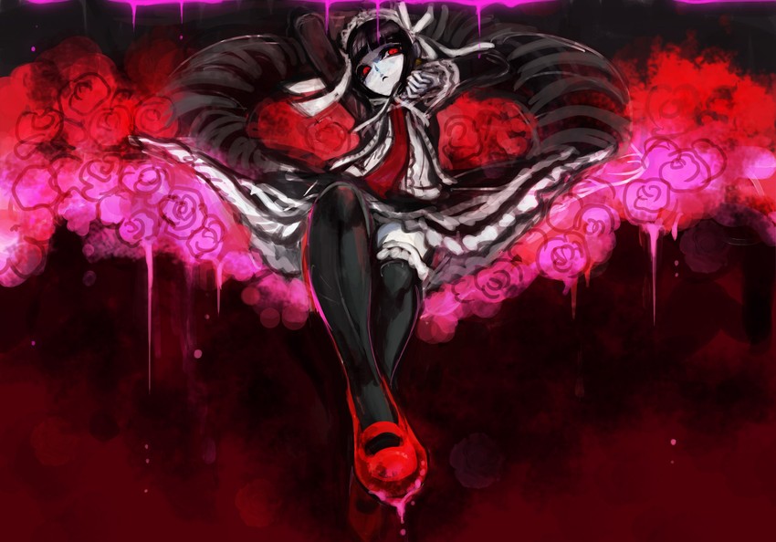 celestia ludenberg (danganronpa and 1 more) drawn by airi2