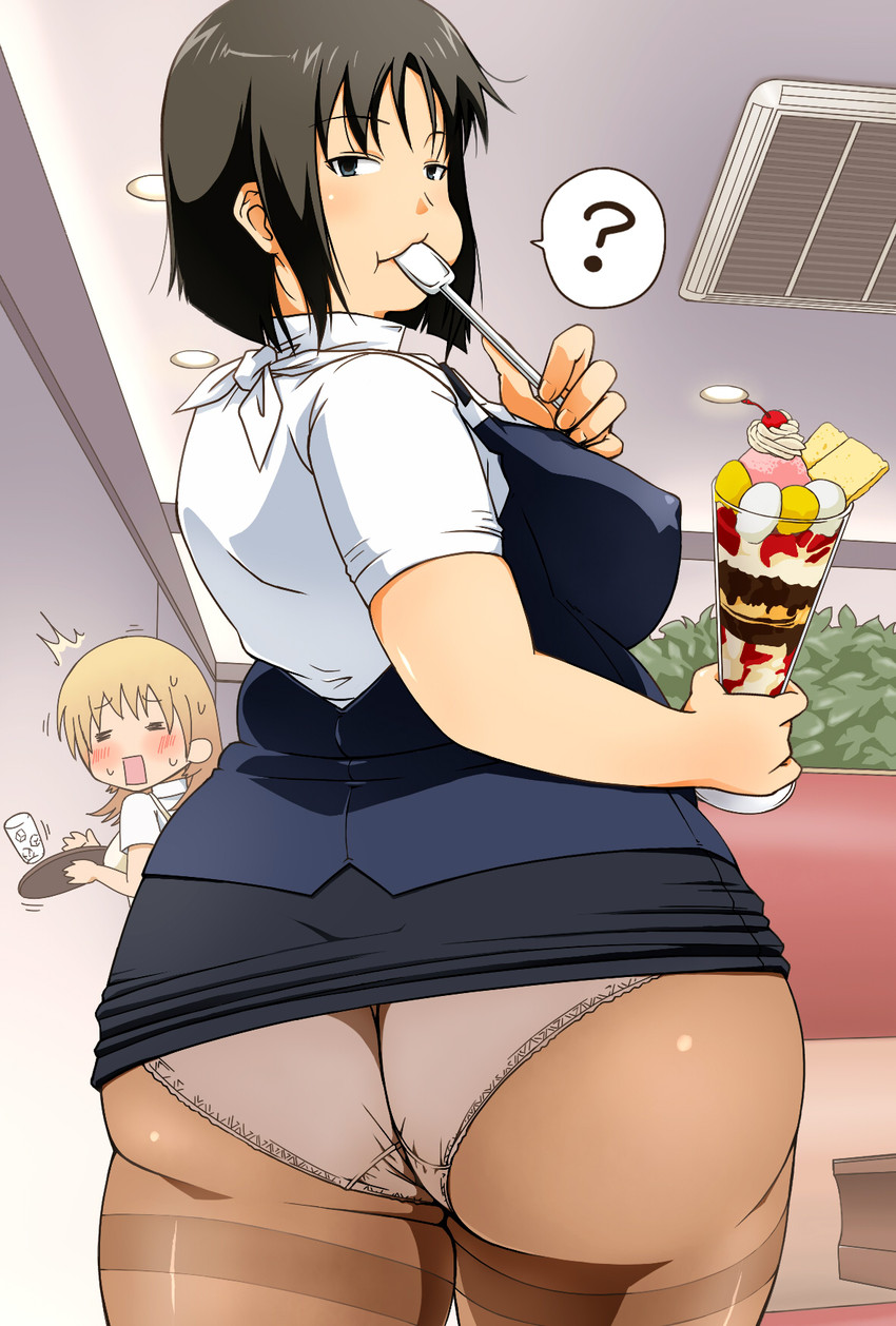 todoroki yachiyo and shirafuji kyouko (working!!) drawn by akkey_09