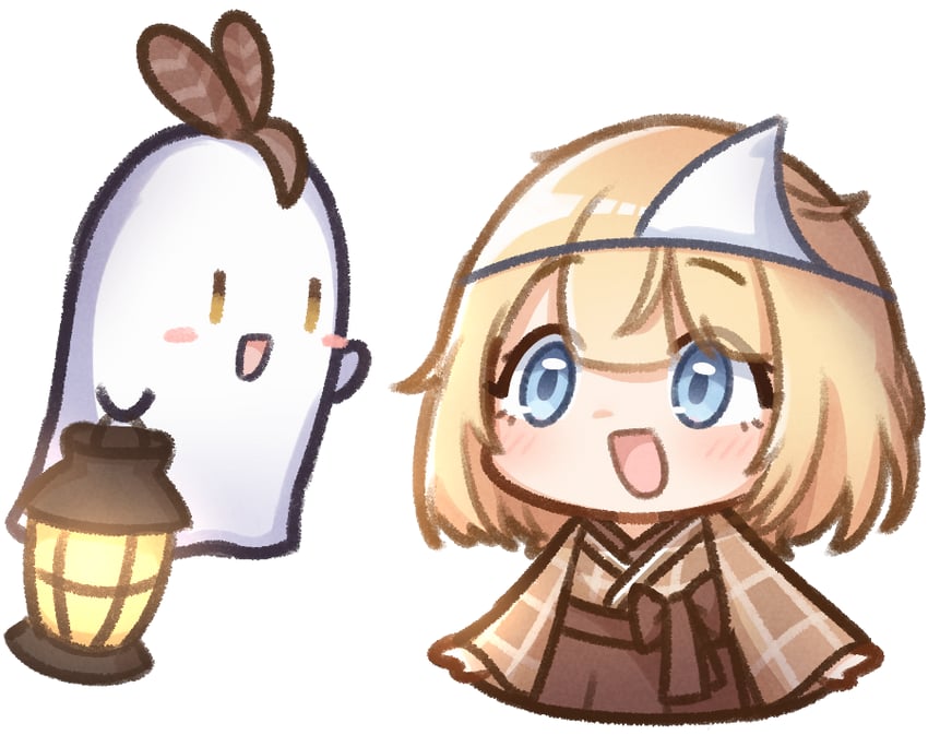 nanashi mumei, watson amelia, and boomei (hololive and 1 more) drawn by moon_ldl