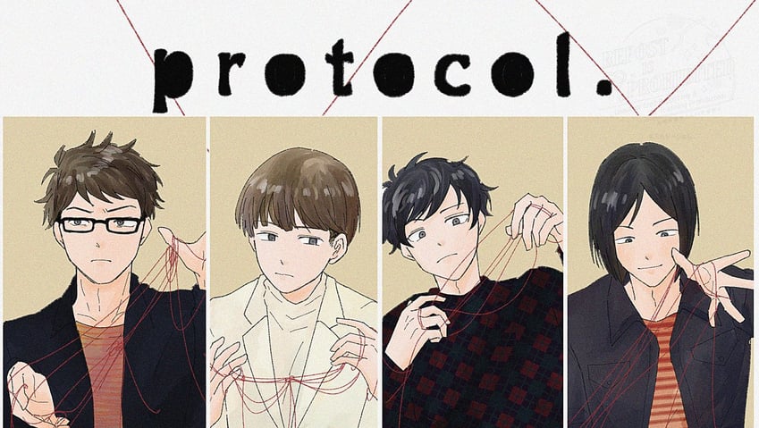mizuo haruichi, takami kouki, taguchi ryuuya, and tohno gen (futsuu no keion-bu) drawn by harumusu_bi