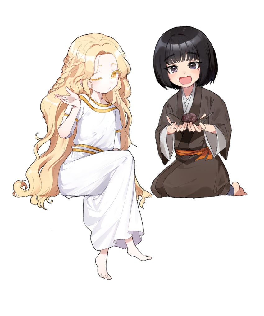 miquella and kuro the divine heir (elden ring and 2 more) drawn by charles_(gu599)
