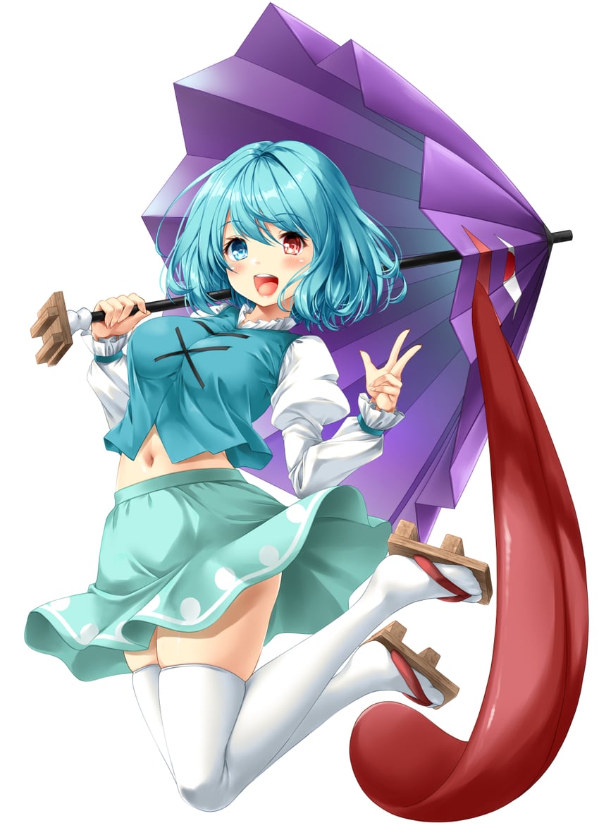 tatara kogasa (touhou) drawn by kamiya_tomoe