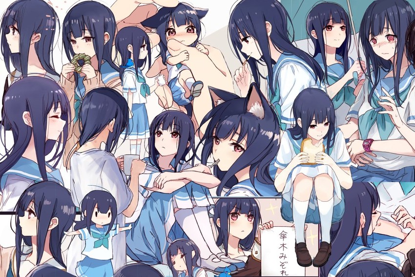 yoroizuka mizore (hibike! euphonium and 1 more) drawn by yuuyu_(777)