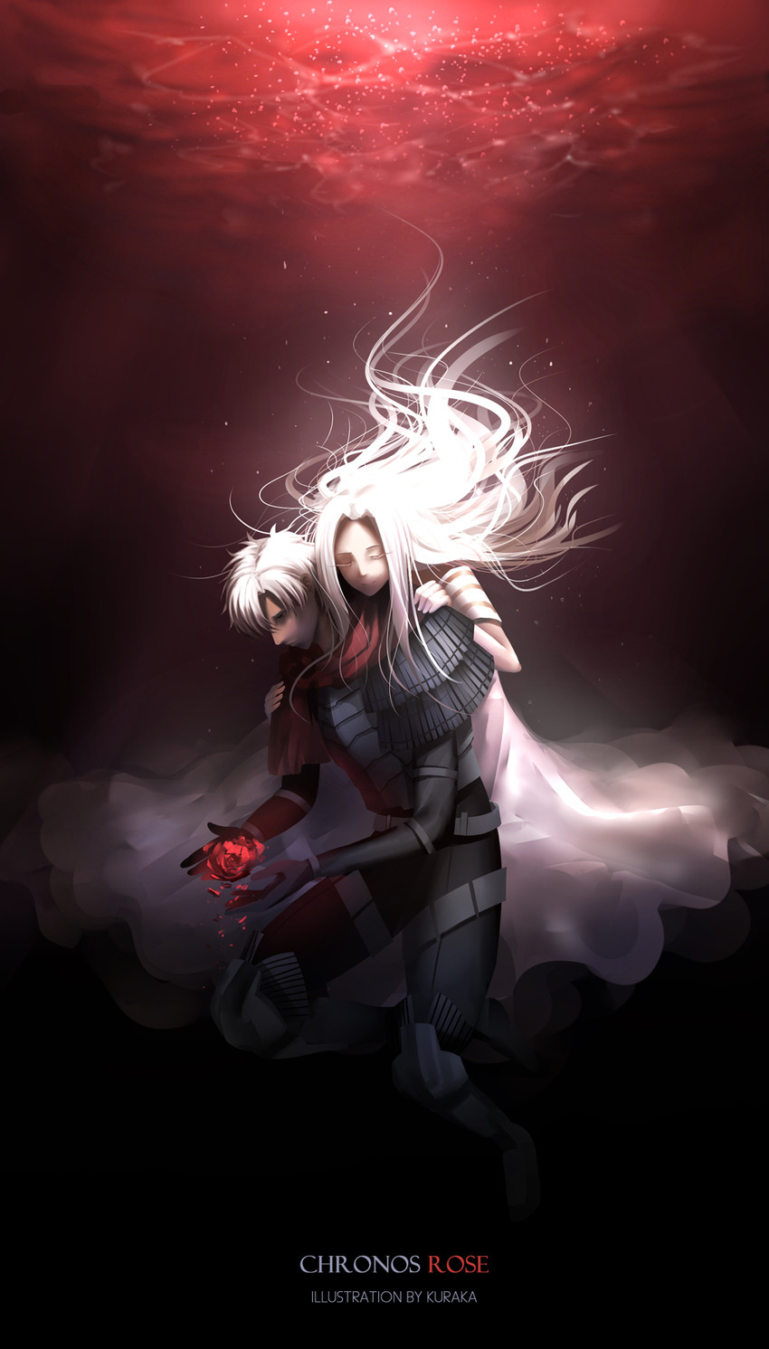 emiya kiritsugu and irisviel von einzbern (fate and 2 more) drawn by kuraka