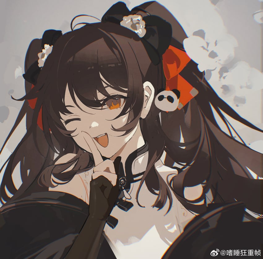 type 97 and jiangyu (girls' frontline and 1 more) drawn by chongzhen_085