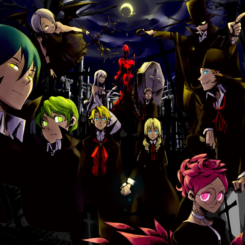 ferret von balstein, relic von balstein, yellow bridgestone, ishibashi aiji, gerhard von balstein, and 6 more (vamp!) drawn by hisayuki