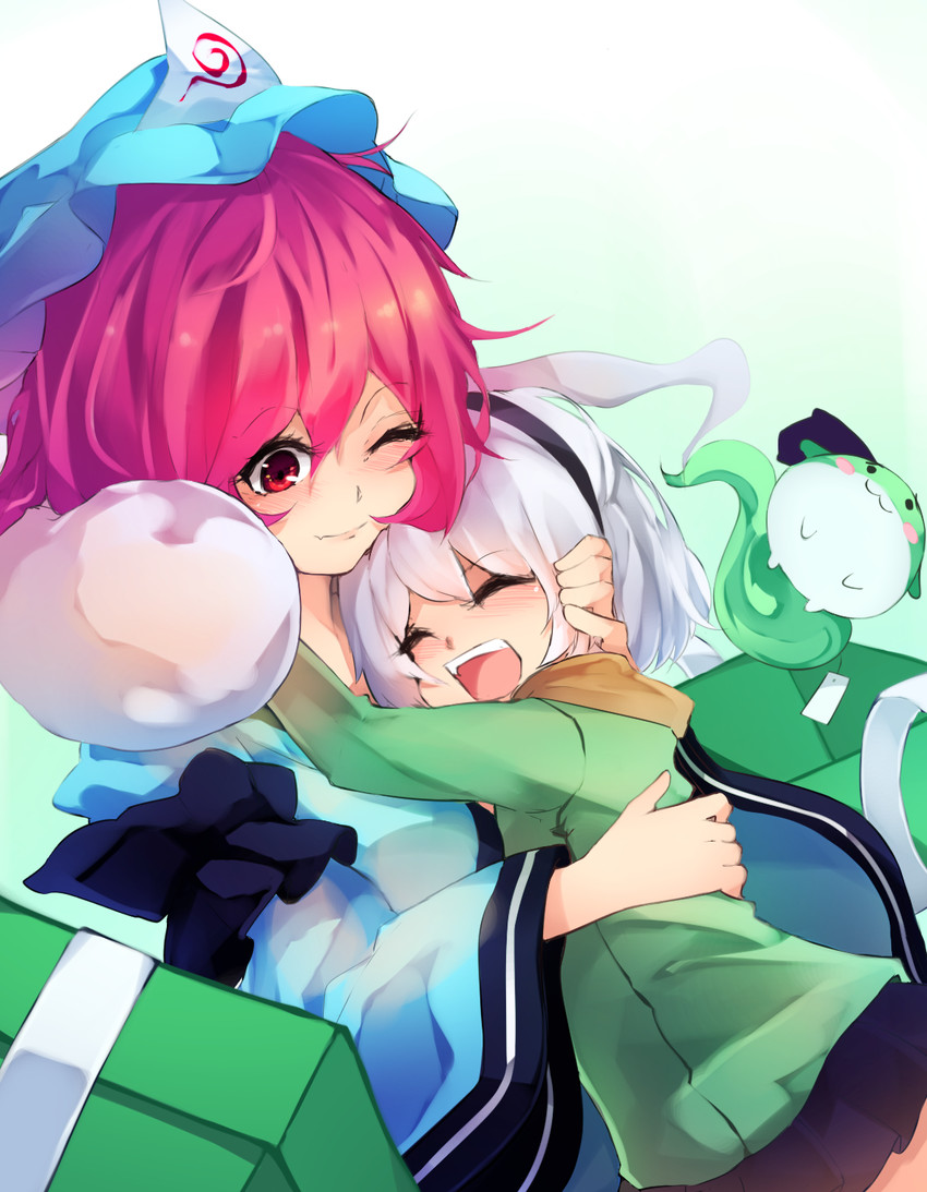 konpaku youmu and saigyouji yuyuko (touhou) drawn by chiroru_(cheese-roll)