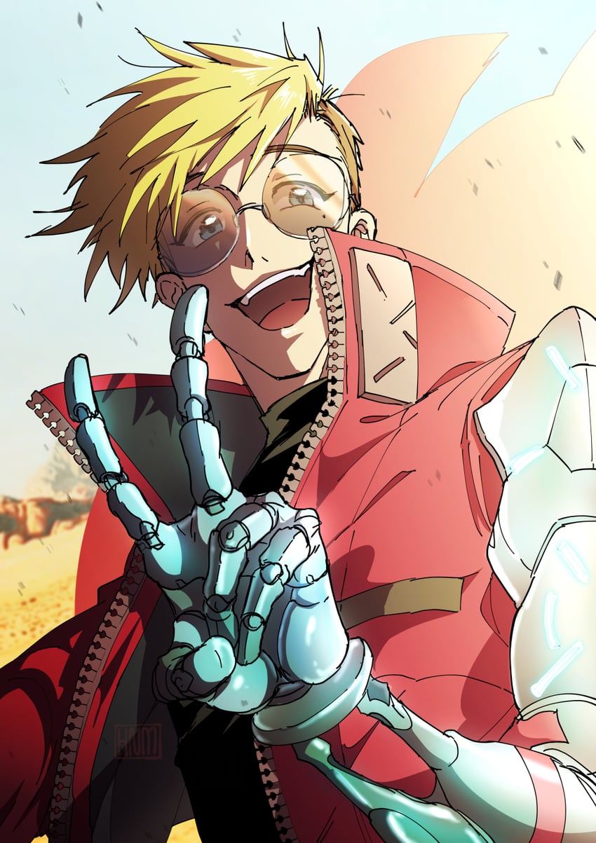 vash the stampede (trigun and 1 more) drawn by henamyung