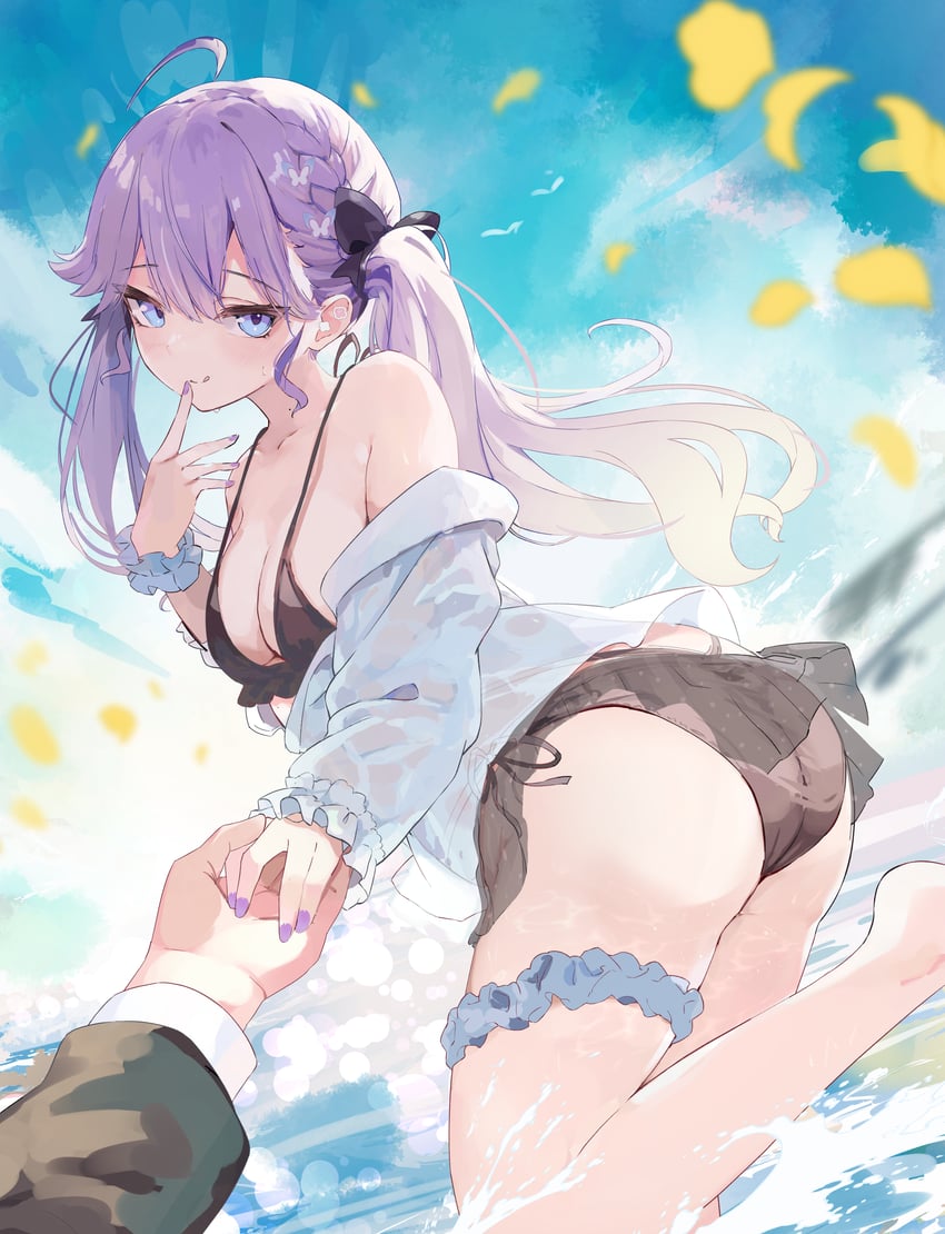 producer and kaya rinha (idolmaster and 1 more) drawn by nyorotono_(amafurashi)