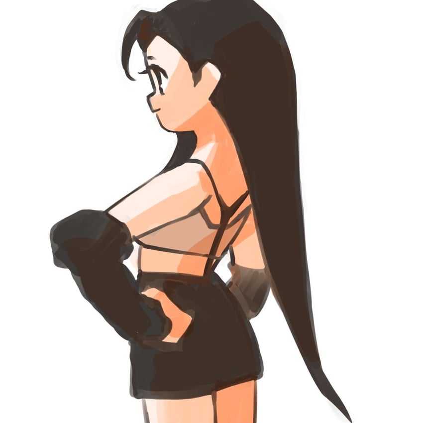 tifa lockhart (final fantasy and 1 more) drawn by gan2