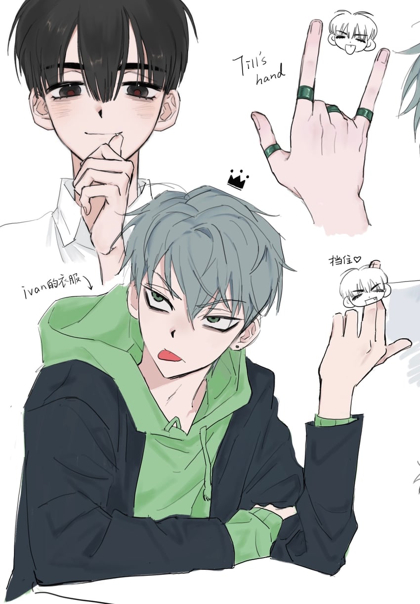 till and ivan (alien stage) drawn by c0ugh