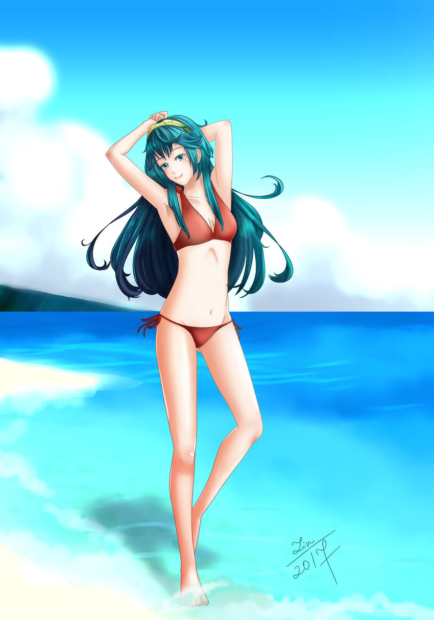 lucina (fire emblem and 2 more) drawn by lin_(ryun_vell)