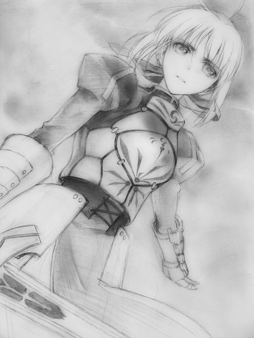 artoria pendragon and saber (fate and 1 more) drawn by kisetsu