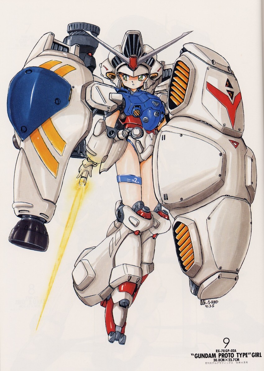 gundam gp-02 physalis (gundam and 1 more) drawn by akitaka_mika