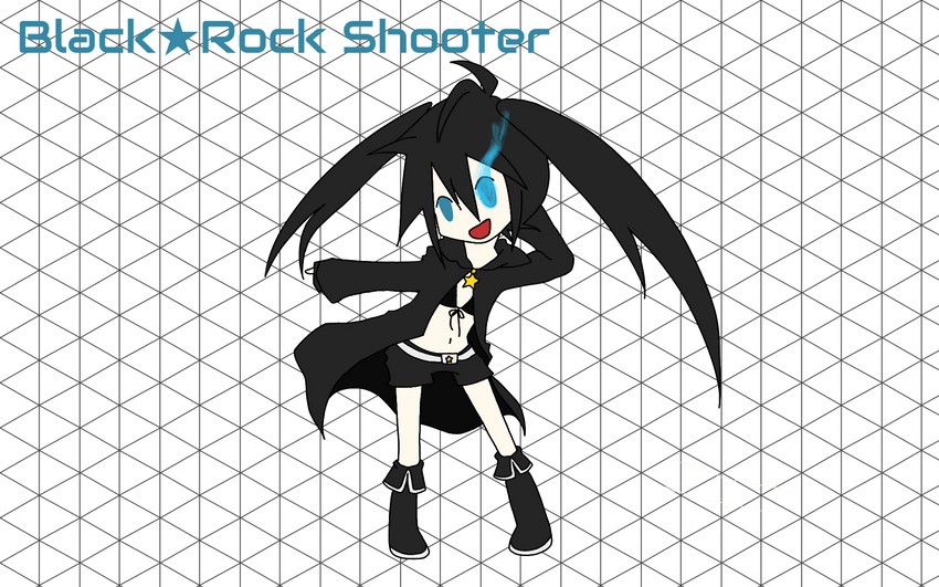 black rock shooter (black rock shooter) drawn by gt_39