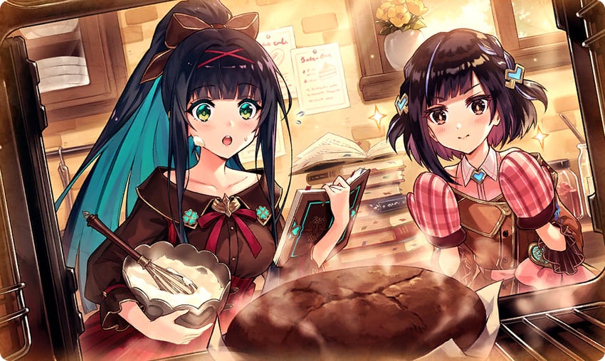 evelika and claris (ta ga tame no alchemist) drawn by ayi_(gumi)
