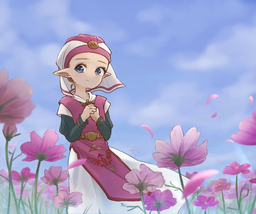 princess zelda and young zelda (the legend of zelda and 1 more) drawn by maya_(mayamayammy)
