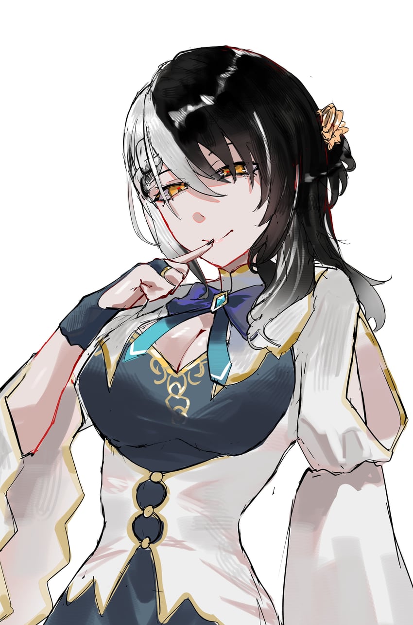 ceres fauna and shiori novella (hololive and 1 more) drawn by kurochanai