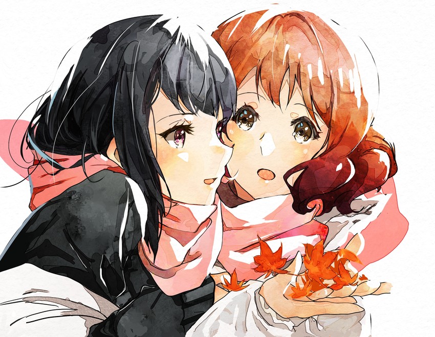 oumae kumiko and kousaka reina (hibike! euphonium) drawn by kataru_(ubw-emiya)