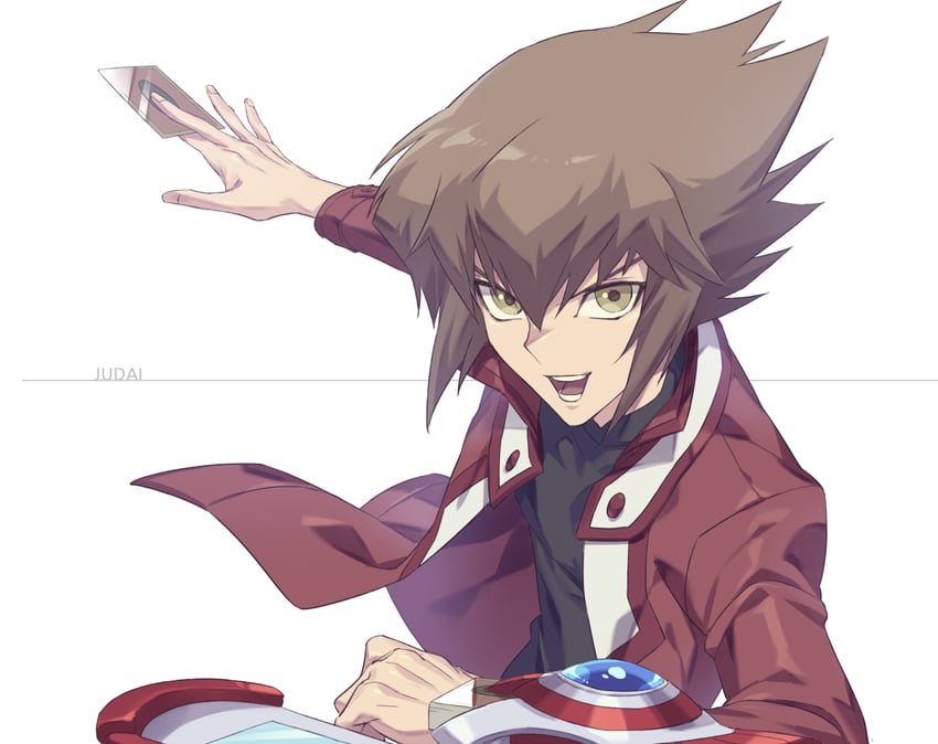 yuki judai (yu-gi-oh! and 1 more) drawn by talgi