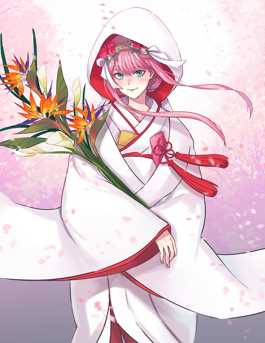 zero two (darling in the franxx) drawn by nakadai_chiaki