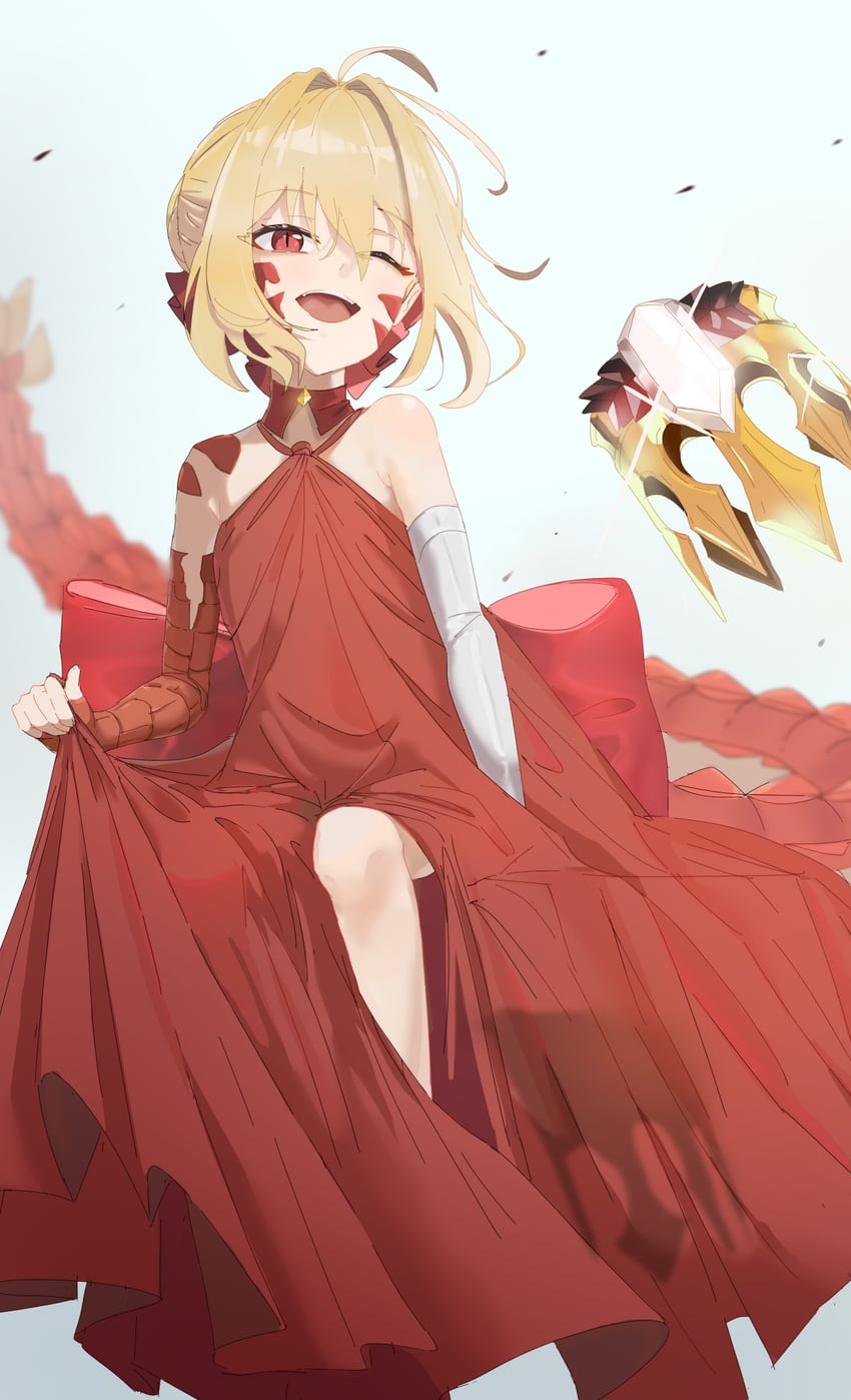 nero claudius and queen draco (fate and 1 more) drawn by kwuro210938