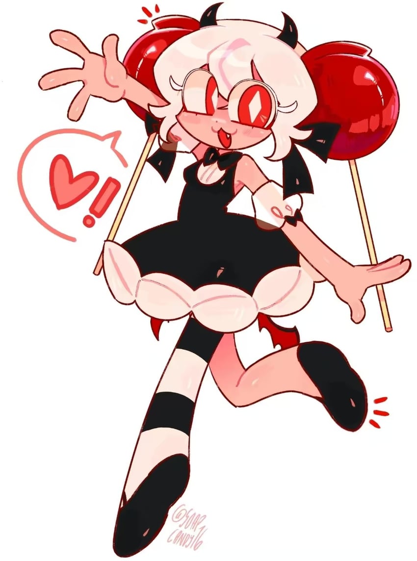 candy apple cookie (cookie run and 1 more) drawn by soapcandy16