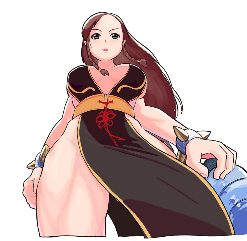 chun-li (street fighter and 1 more) drawn by lineni