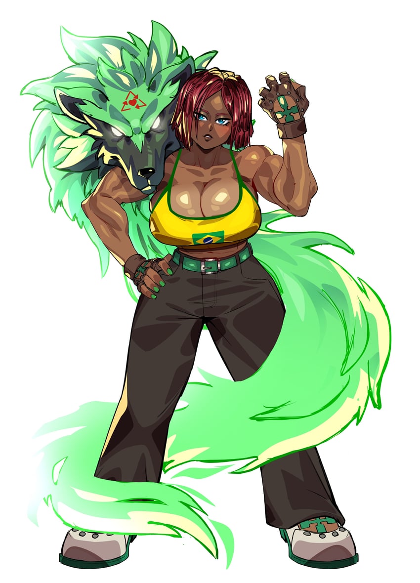 giovanna and rei (guilty gear and 1 more) drawn by drakkaiart