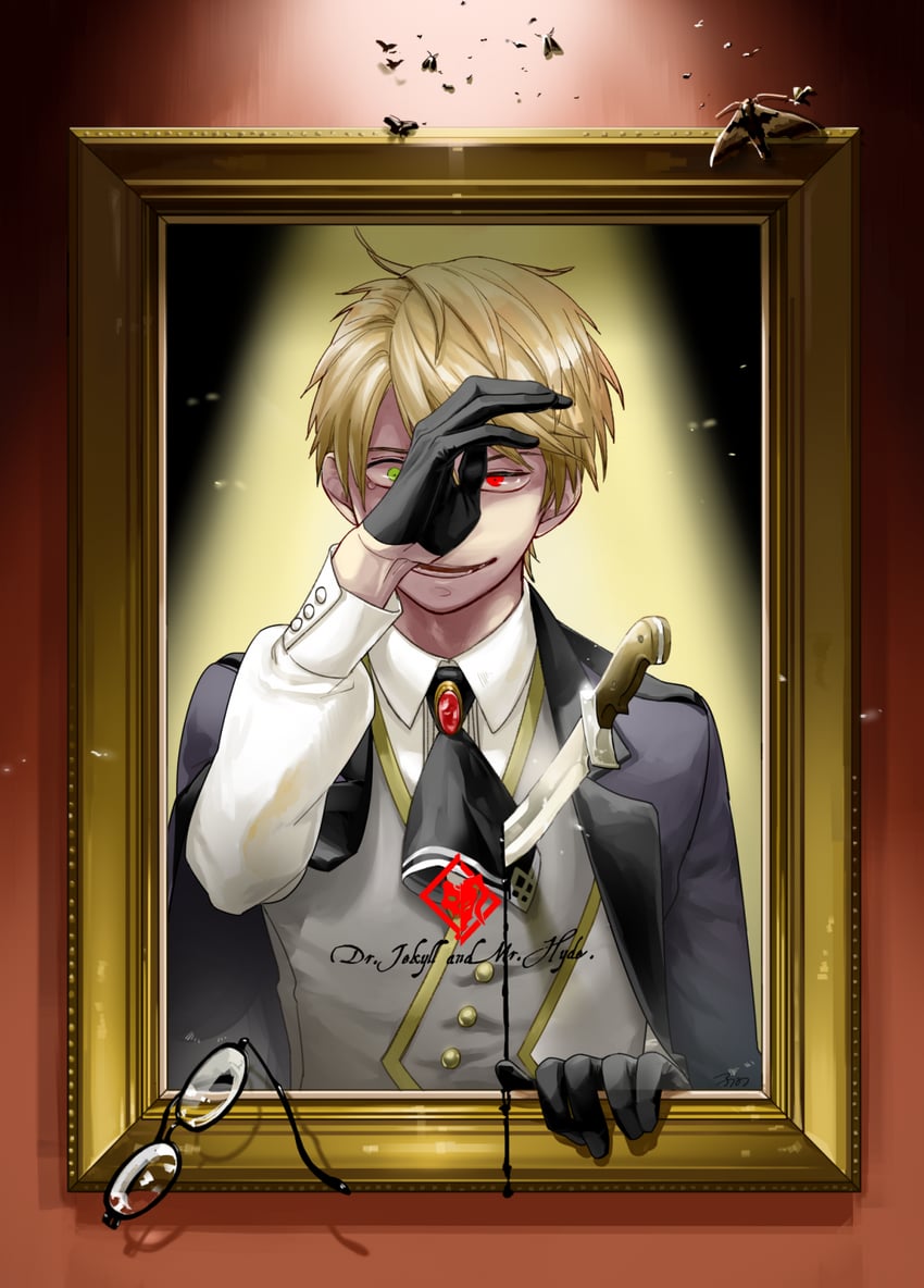 jekyll and hyde, henry jekyll, and hyde (fate and 1 more) drawn by choki