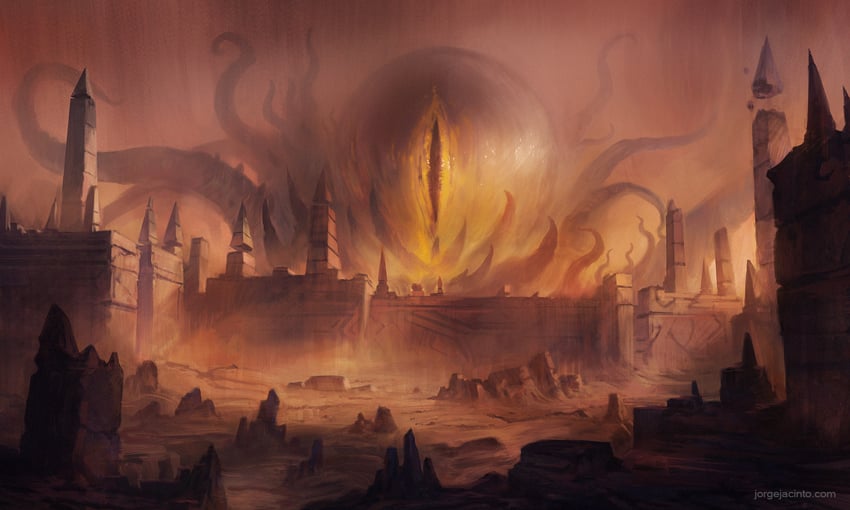 c'thun (warcraft and 1 more) drawn by jjcanvas